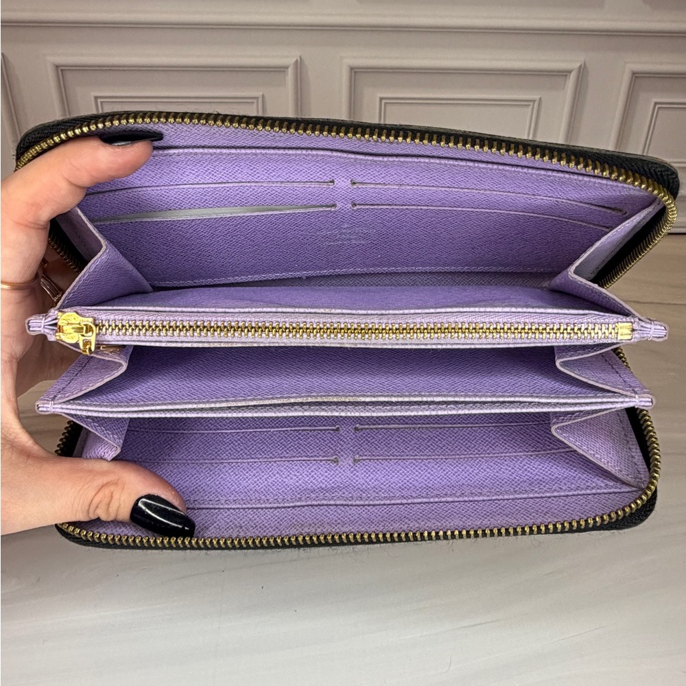 Louis Vuitton x Murakami Multicolor Long Zip Wallet | Full Inclusion | Lilac - Picture 9 of 17